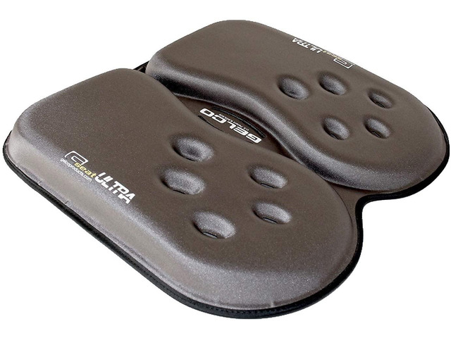 GSeat Ultra Orthopedic Gel and Foam Seat Cushion (Gray) for Coccyx, Back, Tailbone, Prostate, Postnatal, and Sciatica Pain/Discomfort Office,...