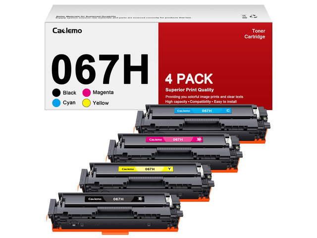 067H 067 Toner Cartridge Set MF656cdw High Yield for Canon 067 Toner Cartridge Set Toner 067 067H Compatible with Canon imageCLASS MF656cdw Toner...