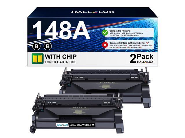 148A Toner Cartridge Replacement for HP 148A 148X/W1480A with Chip, 2-Pack 148X W1480A W1480X Compatible for HP LaserJet MFP 4101fdw 4101fdn Pro...