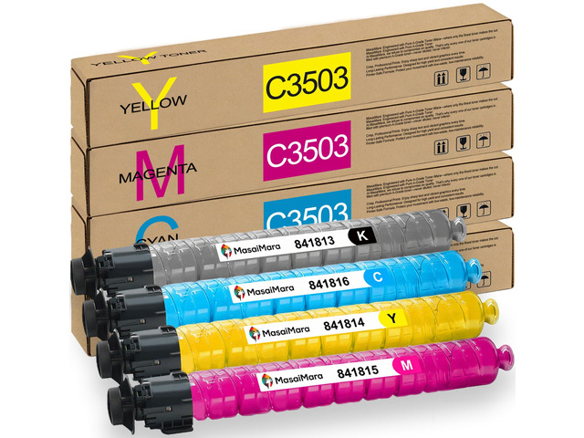 MP C3503 Compatible Toner Cartridges for Ricoh Aficio Lanier Savin MP C3003, MP C3004, MP C3004ex, MP C3004SP, MP C3503, MP C3503SP, MP C3504, MP...