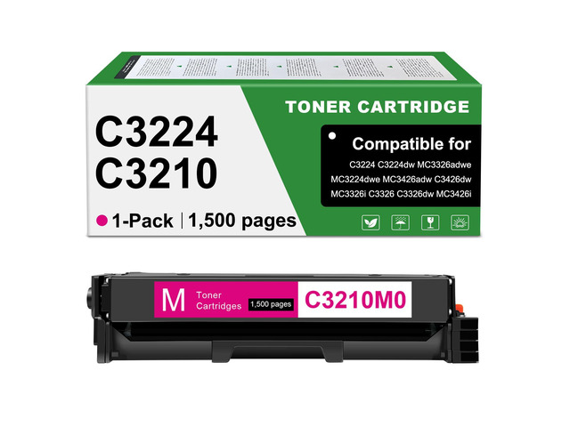 C3210M0 MC3224 Toner Cartridges Compatible for Lexmark C3224 C3326 Toner Cartridge C3210M0 for C3210 C3326 C3426 MC3224 MC3326 MC3426 Laser...