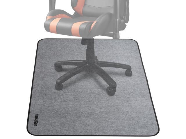 Chair Mat for Carpet, Multi-Surface Grip, Gray, 48' x 36' Curl & Crack Resistant Floor Protector, Office Desk Chair, Silent Rolling Gaming Chair.