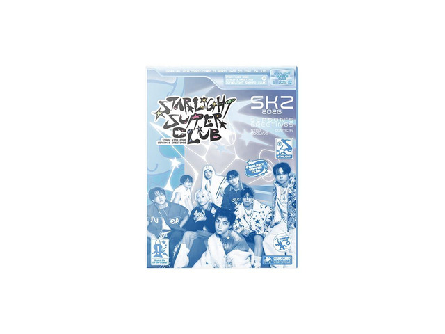 STRAY KIDS [2026 Season's Greetings STAR LIGHT SUPER CLUB] + 3 Extra Photocards Set