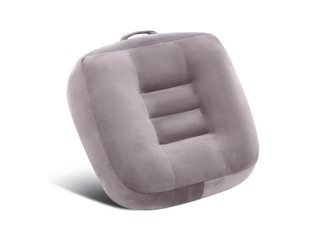 Extra Large Seat Cushion, Thick Chair Cushion Booster for Office Chair, to Rise Height, Velvet Cover with Handle and Anti-Slip Bottom, PP Cotton.
