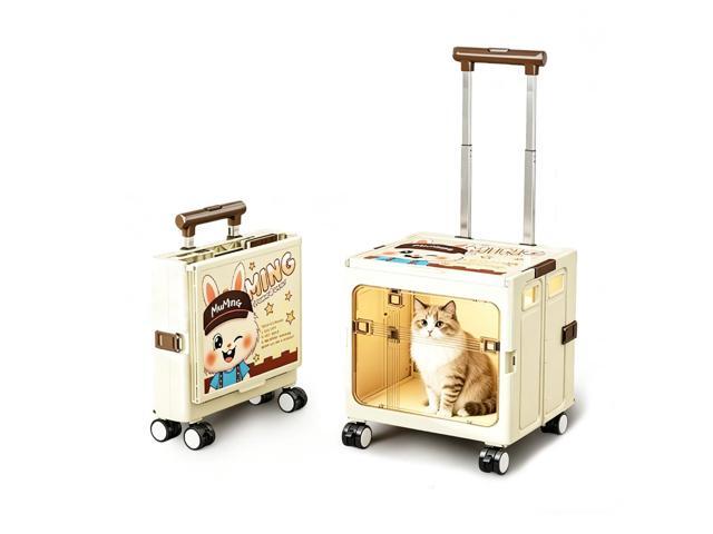 Foldable Rolling Shopping Trolley with Lid, Silent Wear-Resistant Wheels Storage Crate Box, Multifunctional Seatable Container for Grocery, Picnic,.