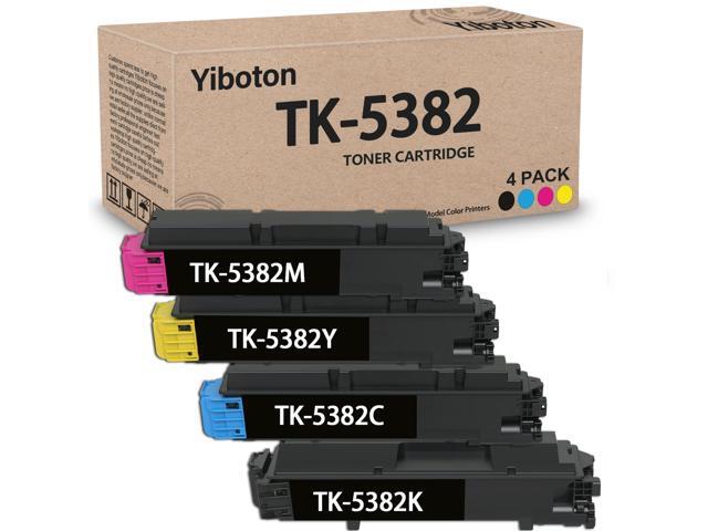 TK-5382K TK-5382C TK-5382Y TK-5382M Toner Set Replacement for Kyocera TK-5382 TK5382 Toner Cartridge Compatible for Kyocera ECOSYS MA4000cifx...