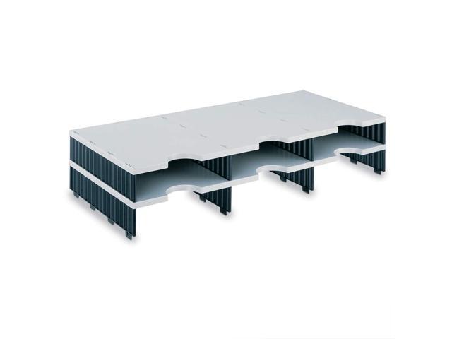 TierDrop Standard 6-Compartment (add-on Module) - Sorts Documents, Forms & Mail - Durable Construction Features Expandable, Modular, No-Tool...