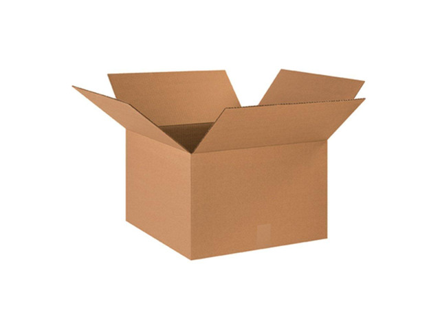 Shipping Boxes Medium 18'L x 18'W x 12'H 20-Pack - Corrugated Cardboard Box for Moving, Mailing, Packing, Packaging and Storage