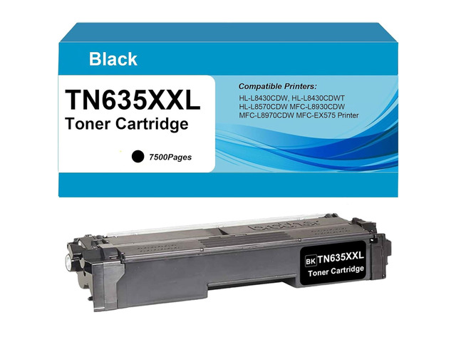 TN635XXL Super High Yield Toner Cartridge Compatible for MFC-L8930CDW, MFC-L8730CDW, HL-L8570CDW, HL-L8430CDW, HL-L8430CDWT, MFC-L8970CDW,...