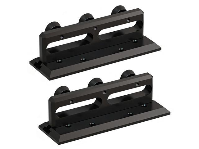 2Pcs Door Security Bar, French Security Door Brace, Security Door Barricade, Withstands 3000 Lbs, Prevents Entry Burglaries Home Invasions