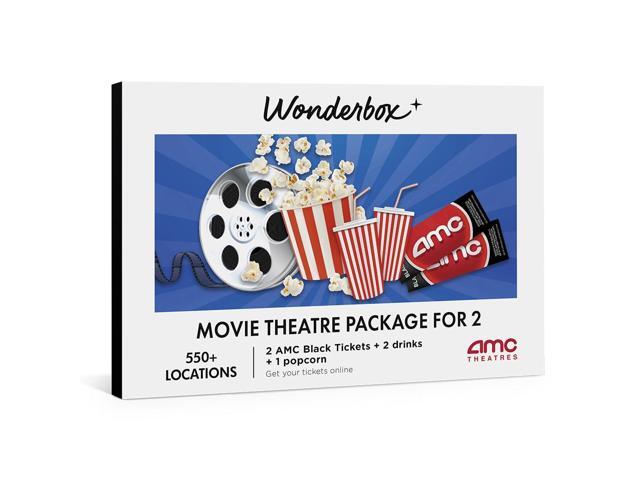 AMC Movie Theatres 2 Tickets, 2 Drinks,1 Popcorn to Share Valid at 550+ AMC theater locations across the US, Choose your theater, movie, date,...