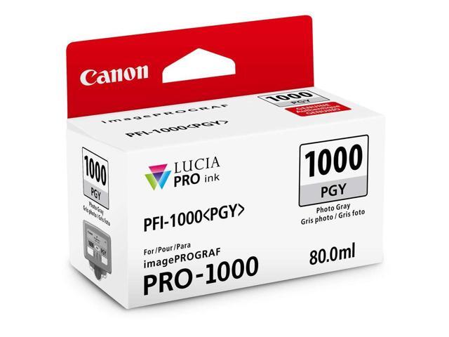 PFI-1000 Genuine Photo Gray Ink Tank, Compatible with ImagePROGRAF PRO-1000 Printers