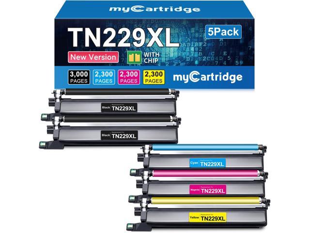 TN229XL Toner Cartridges 5 Pack Replacement for Brother TN229 TN-229XL Compatible with Brother Printer MFC-L3780CDW HL-L3280CDW MFC-L3720CDW...