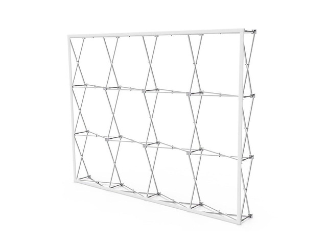 7.5 x 10 FT Portable Aluminum Tension Fabric Pop up Display Stand Backdrop Booth Frame Collapsible Trade Show Booth Frame Stand with Carrying Bag...