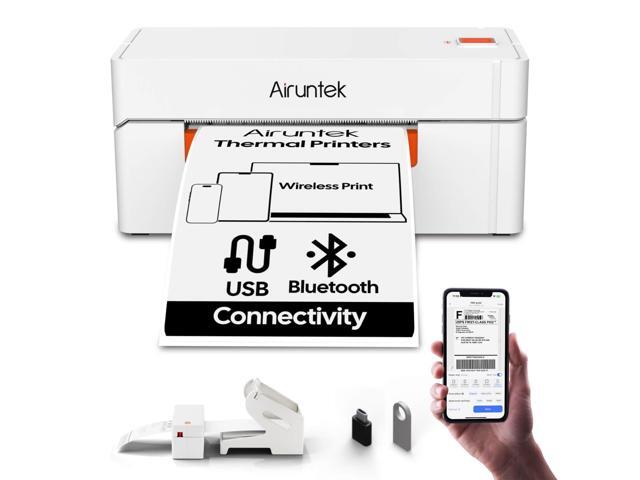 A81pro Wireless 4x6 Thermal Shipping Label Printer 203dpi, 150mm/s highspeed, works with mobile phone, Windows and Mac, ink-free, for home...