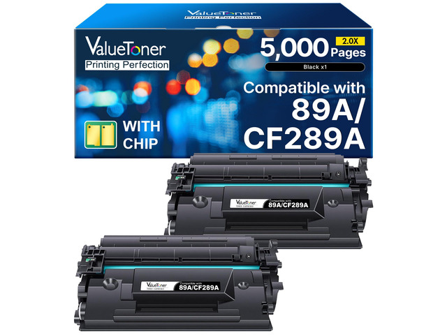 89A Toner Cartridge Black (High Yield 5,000 Pages) Compatible for HP 89A CF289A for HP 89X CF289X for HP LaserJet M507 M507dn M507n M507X M507dng...