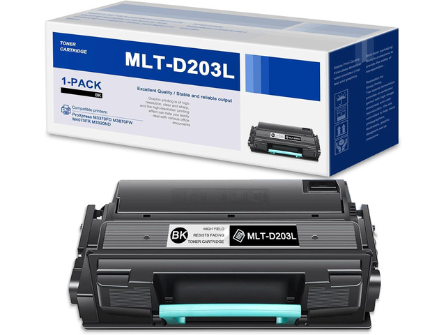 MLT-D203L D203L High Yield Black Toner Cartridge Replacement for Samsung MLT-D203L 203L Toner to use with ProXpress M3320ND M3820DW M4020ND M3870FW...