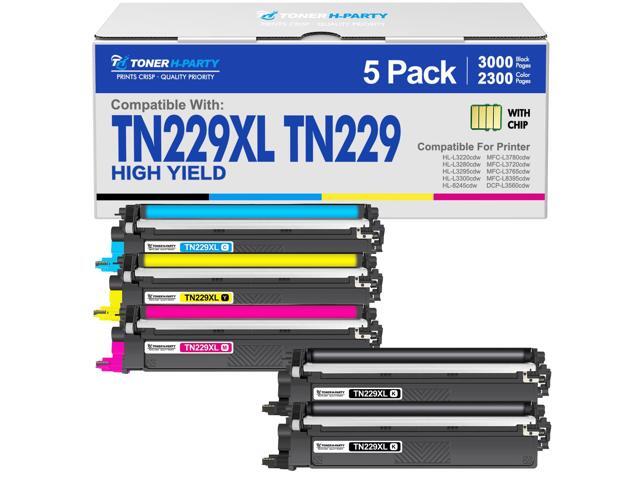 TN229XL TN229 Toner Cartridges MFC-L3780CDW HL-L3220CDW HL-L3280CDW Compatible for Brother MFC-L3720CDW HL-L3300CDW HL-L3295CDW MFC-L3765CDW.