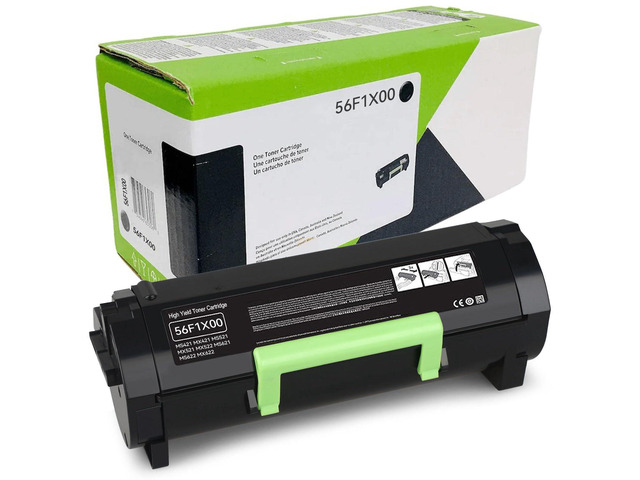 56F1X00 Toner Cartridge Compatible with Lexmark 56F1X00 Black Toner Extra High Yield Replacement for Lexmark MS421 MX421 MS521 MX521 MX522 MS621...