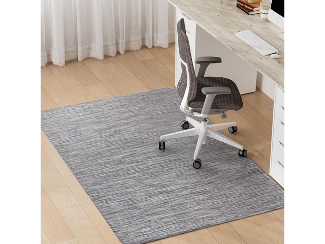 Office Chair Mat for Hardwood & Tile Floor, 48'x60' Desk Computer Chair Mat, Anti Slip, Non-Curve, Floor Protector Under Desk Low-Pile Office Rug...
