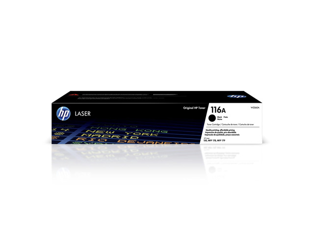 116A Black Toner Cartridge Works Color Laser 150 Series, Color Laser MFP 178, 179 Series W2060A
