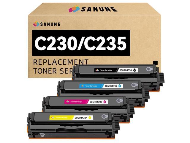C230 C235 High Yield Toner Cartridge with Chip Replacement for Xerox 006R04391 006R04392 006R04393 006R04394 Black Cyan Magenta Yellow for Xerox.