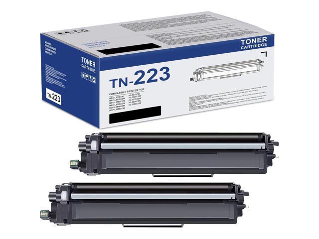 TN-223BK TN223BK Toner Cartridge Replacement for Brother TN-223 TN223 Black Toner MFC-L3770CDW MFC-L3710CW Printer Toner - Page Yield Up to 1,600...