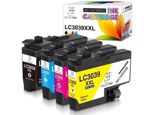LC3039 XXL BK/C/M/Y Ink Cartridges Compatible for Brother LC3039 XXL LC-3039BK LC3037,Work for Brother MFC-J5945DW MFC-J6945DW MFC-J5845DW...