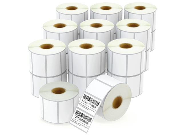 2.25' x 1.25' (57 mm x 32 mm) Multipurpose Labels Compatible with Zebra & Rollo Label Printer,Premium Adhesive & Perforated [20 Rolls, 20000 Labels]