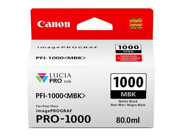 PFI-1000 Genuine Matte Black Ink Tank, Compatible with ImagePROGRAF PRO-1000 Printers