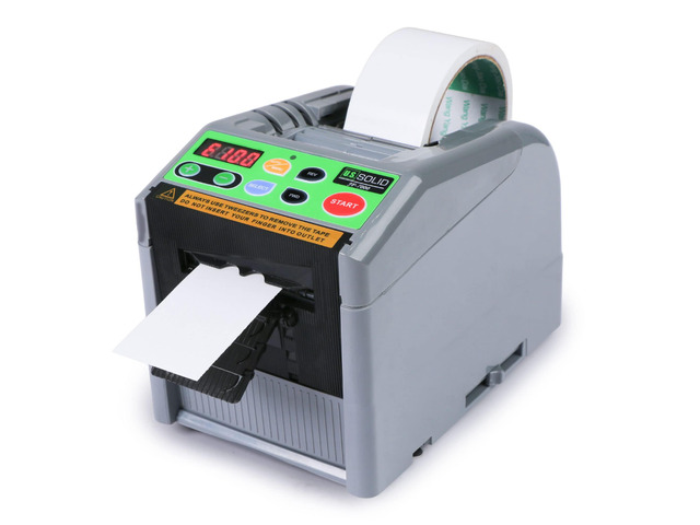 Automatic Tape Dispenser, Electric Ribbon Cutting Machine JF-7000, Tape Width 6-60mm Length 5-999mm, Adhesive Tape Cutter Upgraded Silicone Feed Wheel