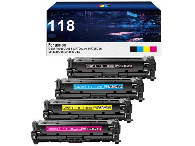 118 Toner Cartridge Replacement for Canon 118 CRG118 mf726cdw Toner Compatible for Canon Color Imageclass MF726Cdw MF8350Cdn MF8380Cdw MF8580Cdw...