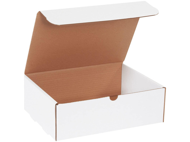 Aviditi White Corrugated Corrugated Cardboard Mailing Boxes, 10' x 7' x 4',Pack of 50, Crush-Proof, for Shipping, Mailing and Storing