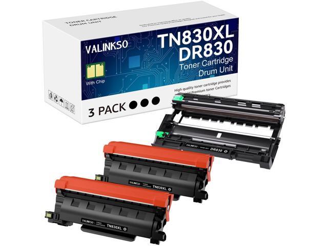 TN830XL Toner Cartridge and DR830 Drum Unit Compatible with HL-L2405W HL-L2460DW HL-L2480DW DCP-L2640DW MFC-L2760DW MFC-L2820DWXL MFC-L2900DW.