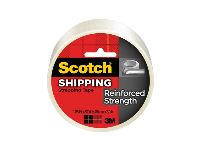 Scotch Reinforced Strength Shipping Strapping Tape, 1.88-Inch x 30-Yards, 6-Pack (8950-30)