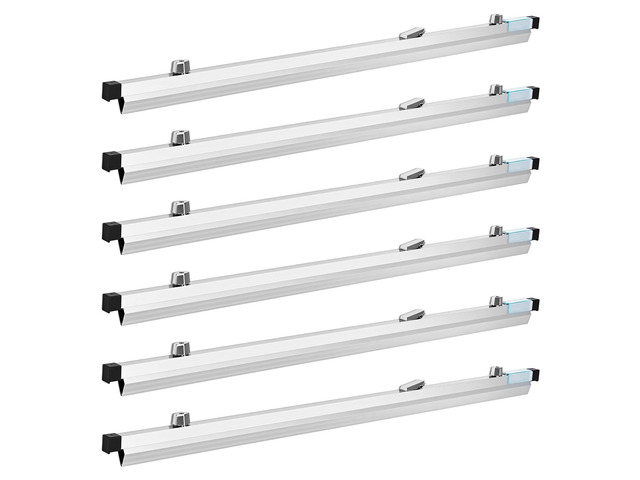 Blueprint File Hanging Clamps, 6 Pack 36' Blueprint Binding Strips, Large Document Storage and Organization for Poster, Plans & Drawings