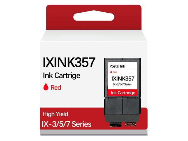 IXINK357 Neopost Compatible Ink Cartridge Replacement for IX3 IX5 IX7 Pro Series Mailing Systems Postage Meter Fluorescent Red Postage Ink