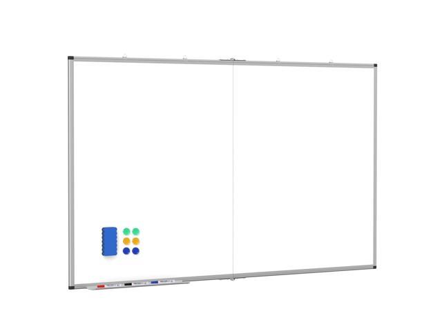 60x36 Large Whiteboard for Wall, Magnetic Dry Erase Board for Home Office Smooth Magnetic Surface, Easy Erasing, Aluminum Frame, ABS Corners,.