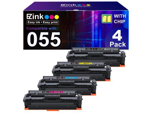 055 055H Toner Cartridge Set MF743Cdw MF741Cdw MF740C Compatible for Canon 055 Toner Cartridge Set to Use with Canon Color ImageCLASS MF745Cdw...