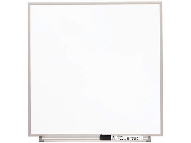 Matrix Modular Magnetic Whiteboard, 23' x 23', Includes Tray and Marker, Silver Aluminum Frame (M2323)