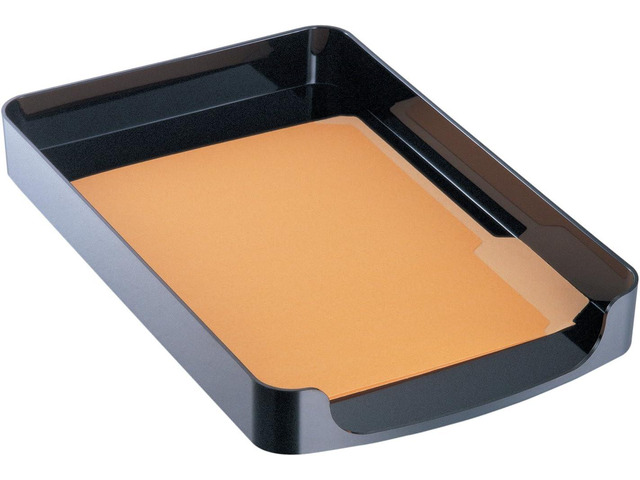 2200 Series Executive Legal Tray, Front Load, Black (22242) (Pack of 6)