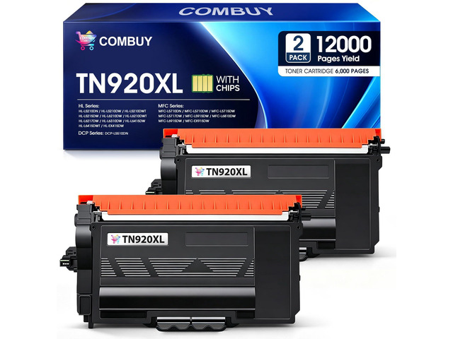 TN920XL TN920 Toner HL-L6210DW MFC-L5915DW Replacement for Brotner TN 920XL TN920UXXL TN920XXL for HL-L5210DN HL-L5210DW HL-L5210DWT HL-L5215DW...
