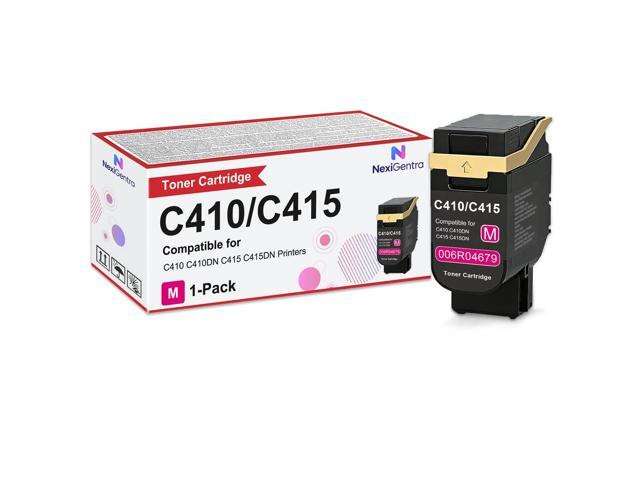 C410 Toner Cartridge 006R04679 Magenta Toner Cartridges Compatible for Xerox Genuine C410 C410DN C415 C415DN Printers Series Standard Capacity...
