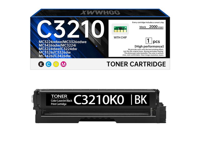 C3210K0 High-Yield Toner Cartridge (1-Pack, Black) Replacement for Lexmark C3224, C3326, C3426, MC3224, MC3326, MC3426 Printer