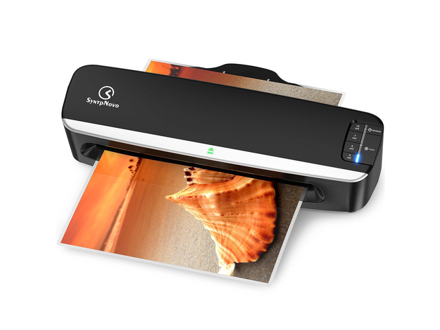13 inch Heavy Duty Thermal Laminator Machine, 4-Roller, 3-10 Mil, 60S Warm-up, A3 Commercial Laminating Machine with 50 Sheets for Home, Office,...