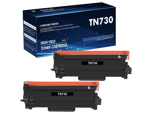 TN-730 TN730 MFC-L2710DW Toner Cartridge Compatible for Brother HL-L2370DW Compatible for Black TN 730 TN760 Toner HL-L2395DW HL-L2390DW.
