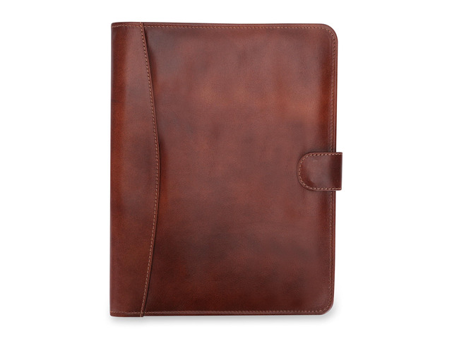 Leather Padfolio Legal Pad Portfolio Organizer Handmade Executive Notebook Binder Heavy Duty Full Grain Cow Hide Resume Interview Folio for Men...