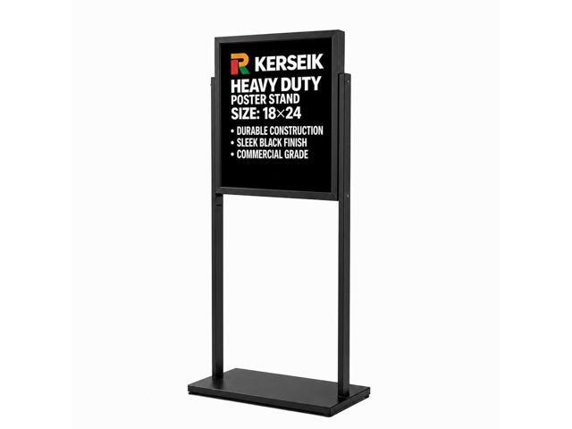 18 x 24 Sign Holder Floor Stand, Double-Sided heavy duty Poster Stand for commercial display Display Retail Stores, Restaurants, Trade Shows &.