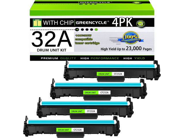 Compatible 32A Replacement for HP 32A Drum Unit CF232A use for LaserJet Pro M203d M203dn M203dw M227fdw M227fdn M227sdn M148dw M148fdw M118dw...