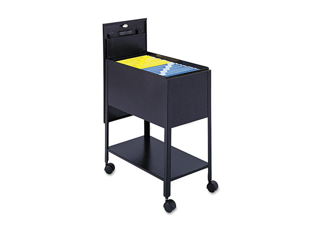 Extra Deep Mobile Tub File, Rolling File Cart, Fits Letter and Legal-Size Hanging Folders, Includes a Locking Lid and 2 Keys